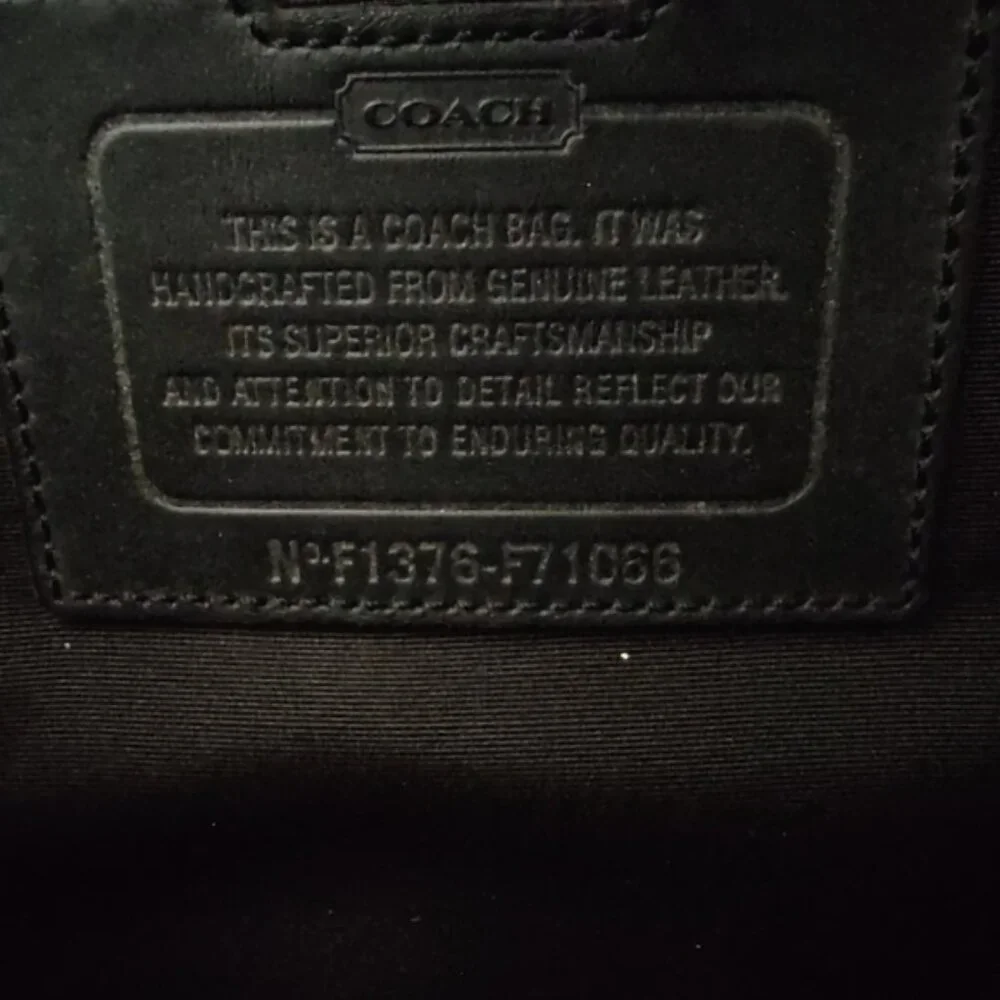 Coach Lexington commuter bag briefcase EUC #F71066